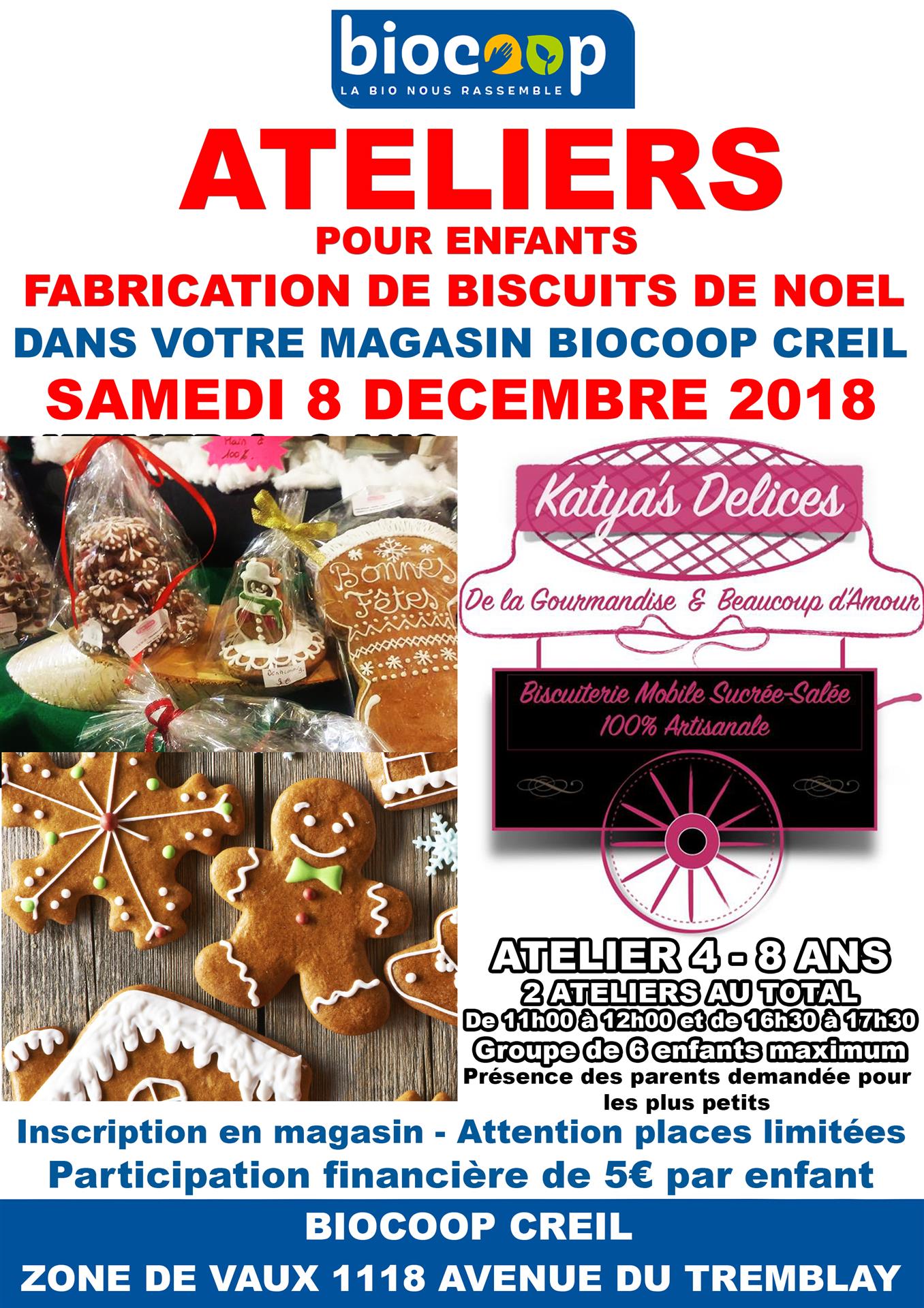 ATELIER DE FABRICATION DE BISCUITS DE NOEL POUR PETITS ET GRANDS ATELIER DE FABRICATION DE BISCUITS DE NOEL POUR PETITS ET GRANDS