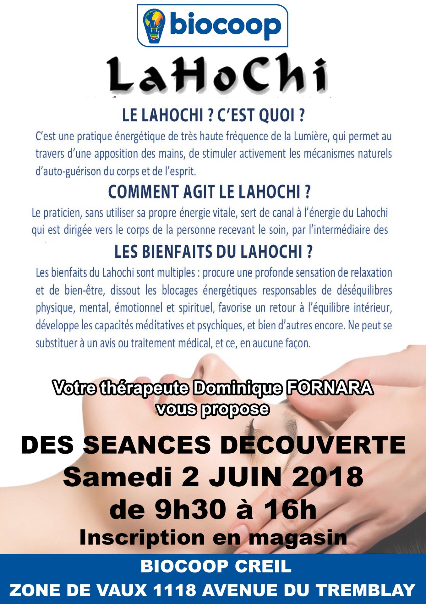 SEANCES DECOUVERTE LAHOCHI SEANCES DECOUVERTE LAHOCHI